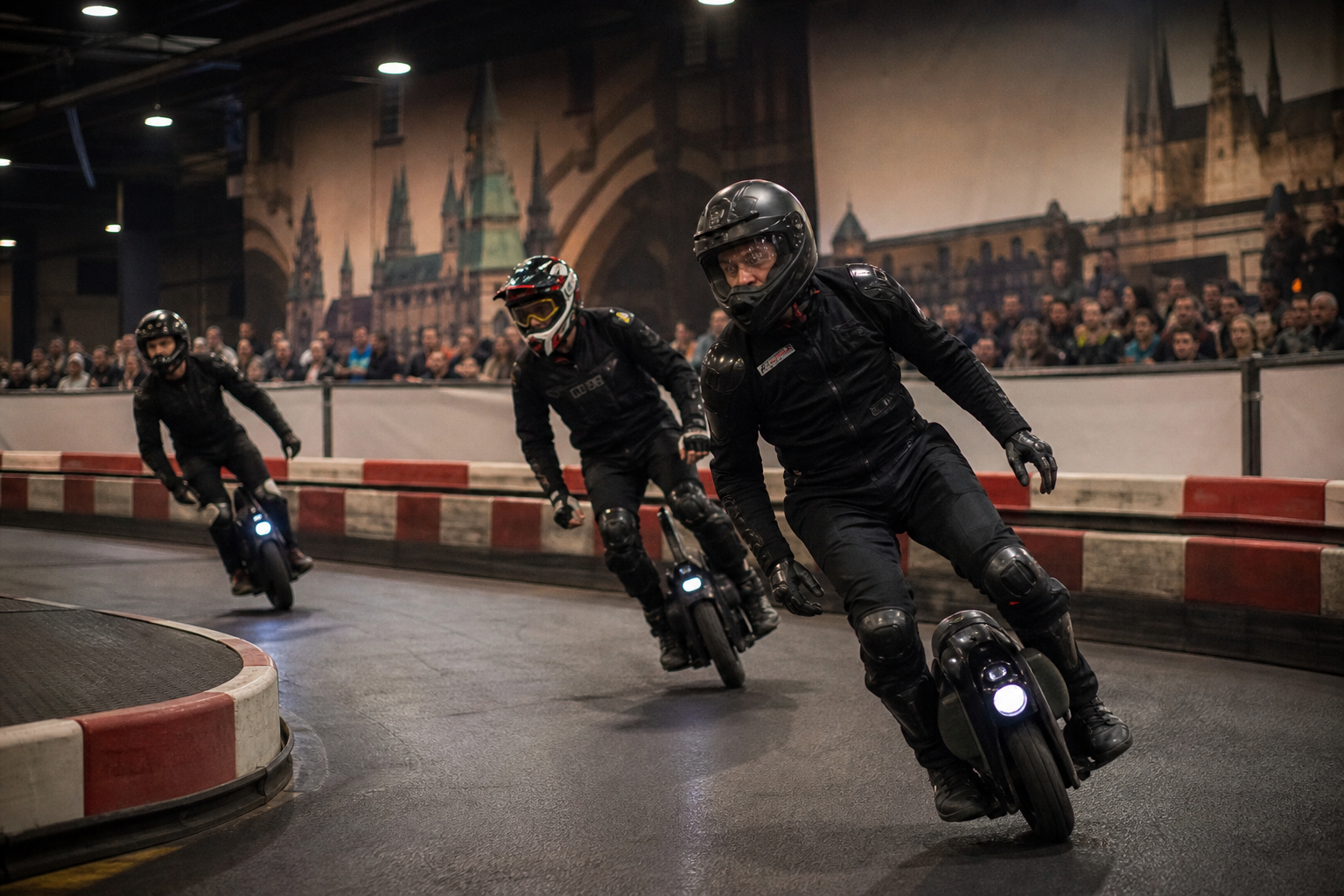 Electric unicycle ride in Prague